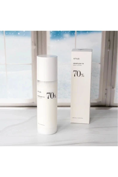 Heartleaf 70 Daily Lotion (Kuruluk için Nemlendirici Yağ Dengeleyici Losyon) 200ml - Resim 2