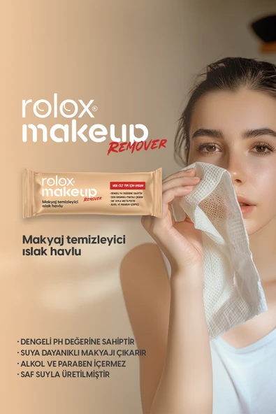Makeup Remover 50 Paket - Makyaj Temizleyici Islak Havlu ürün görseli