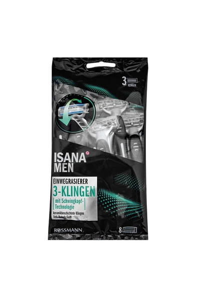 Tıraş Bıçağı 3 Bıçaklı 8 Adet