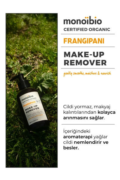Frangipani Organik Makyaj Temizleme Kremi - Yüz Ve Göz Makyaj Temizleme Sütü 250 ml - 3