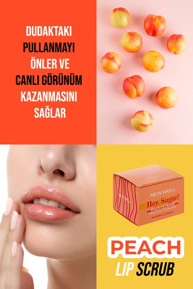 Hey Sugar! Şeftali Aromalı Dudak Peelingi 20gr - Resim 2