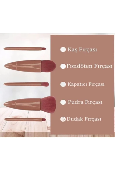 9 Parça Makyaj Taşınabilir Çanta Boy Bakım Seti - 3