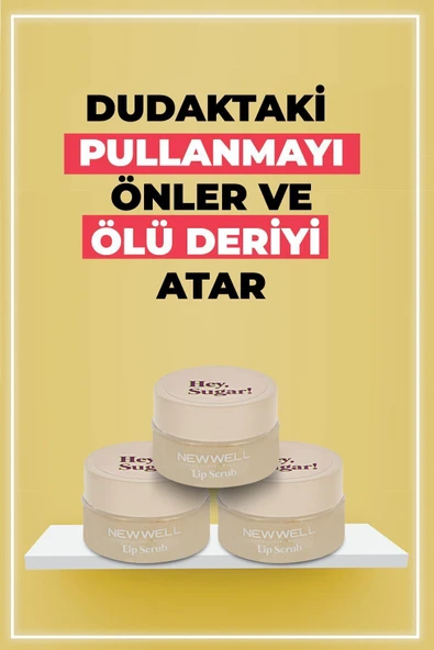 Hey Sugar Hindistan Ceviz Aromalı Dudak Peelingi 20gr - Resim 2