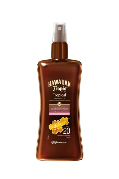 Hawaııan Tropıc Koruyucu Ve Bronzlaştırıcı Yağ Spf 20 - Resim 2