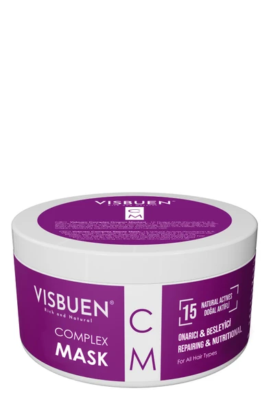 Complex 15 Doğal Aktifli Onarıcı Besleyici Saç Bakım Maskesi Güçlendirici Nemlendirici - Resim 4