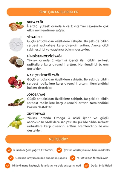 Yoğun Nemlendirici ve Dolgunlaştırıcı Dudak Balmı SPF 50+ Naneli, 5 ml - 3