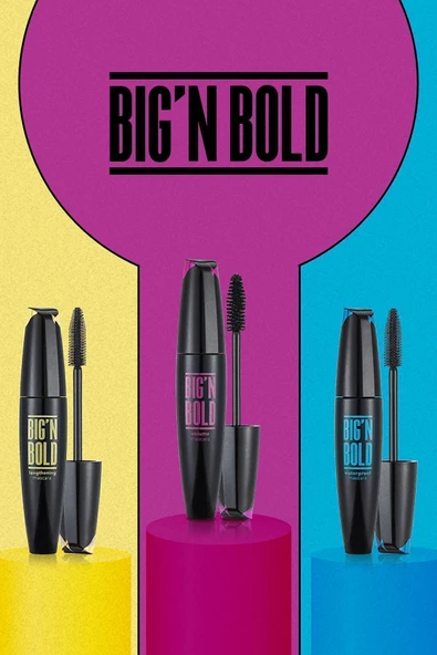 Uzun ve Hacimli Görünüm Veren Maskara - Big N Bold Mascara - 003 - 8682536040426 - Resim 7