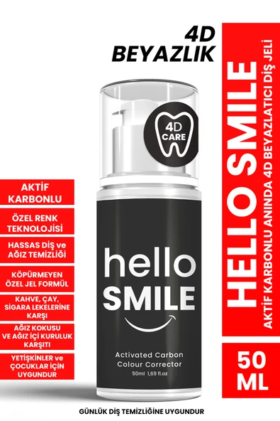 Aktif Karbonlu 4d Beyazlatıcı Diş Jeli ürün görseli