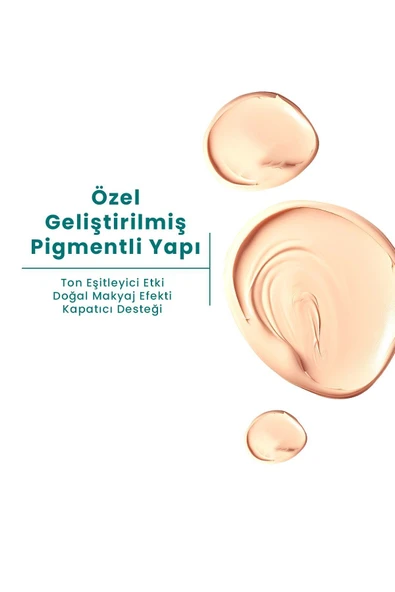 Hydra Pone Spf50+ Cilt Tonu Eşitleyici Makyaj Efekti Veren Cam Cilt BB Güneş Kremi Pa++++ - Resim 3