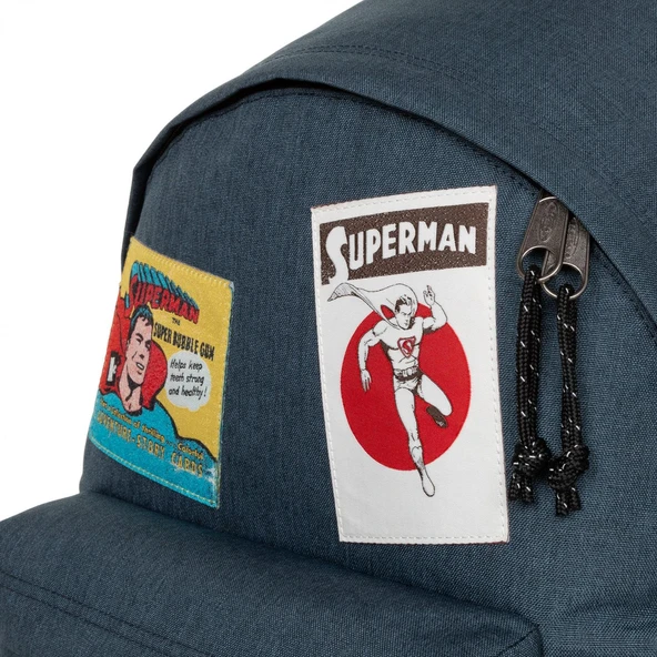 Eastpak PADDED PAK'R SUPERMAN PATCH 24LT Sırt Çantası EK0006205V21 - Resim 4