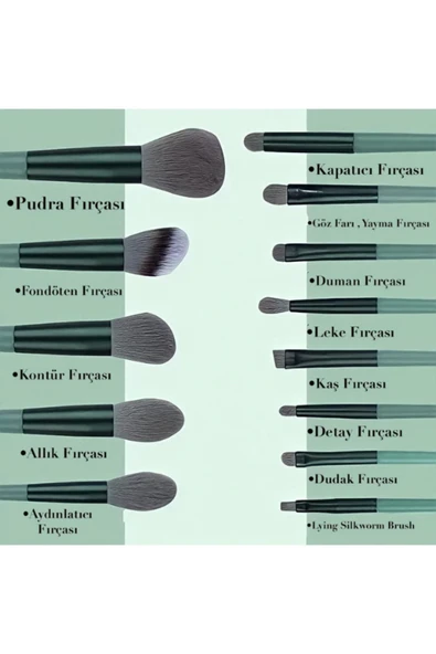 Lüx Fırça Seti 22 Parça - Resim 4