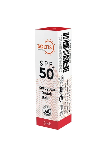 Renkli Dudak Nemlendiricisi SPF50+ Çilek, 5 gr - 2