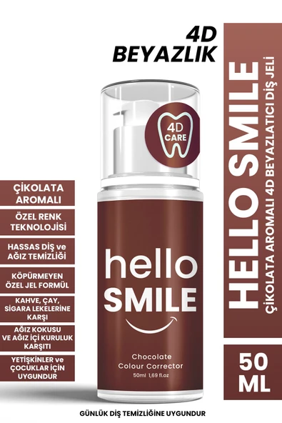 Çikolata Aromalı 4d Beyazlatıcı Diş Jeli