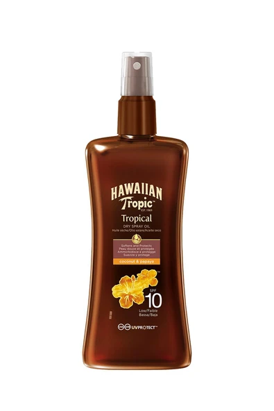 Hawaııan Tropıc Koruyucu Ve Bronzlaştırıcı Yağ Spf 10 - Resim 3
