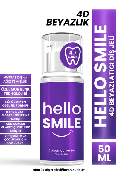 Hello Smile 4d Beyazlatıcı Diş Jeli 50 ml ürün görseli