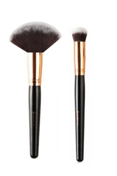 Profesyonel Yelpaze Allık Ve Oval Yapılı Kapatıcı Çok Amaçlı Fırça Seti ürün görseli