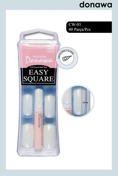 Cw-03 Square Active Takma Tırnak ürün görseli