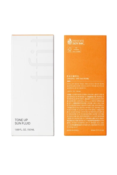 Tfıt Güneş Kremi Tone Up Sun Fluid Spf50 Pa 50 ml Nemlendirici Etkili - Resim 4