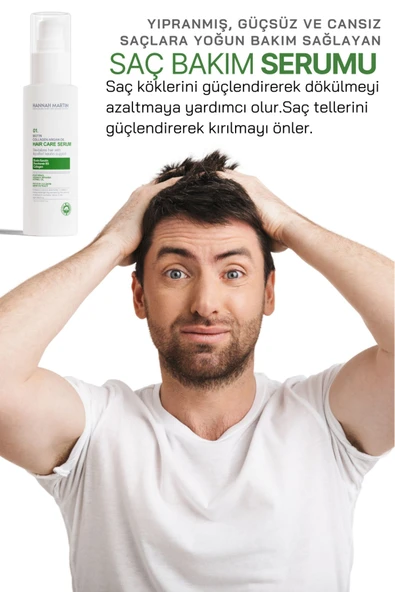 Biotin Keratin Ve Argan Yağı İçerikli Saç Dökülmesi ve Yıpranmış Saçlar için Saç Bakım Serumu - Resim 3