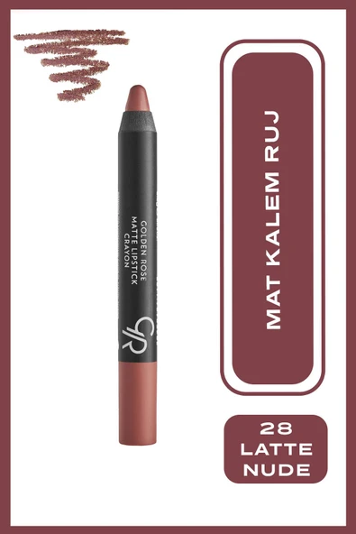 Matte Lipstick Crayon 28 Mat Ruj 3,5 g