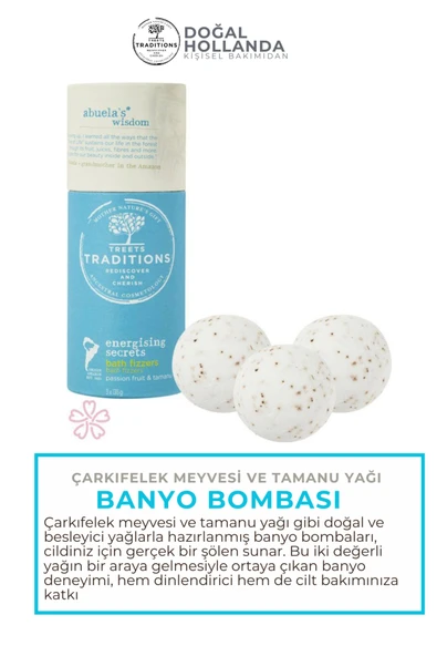 Çarkıfelek Meyvesi Banyo Topu Manikür Ve Pedikür Boy, Nem Bombası, Banyo Bombası 3 Adet 100 Gr. - 2