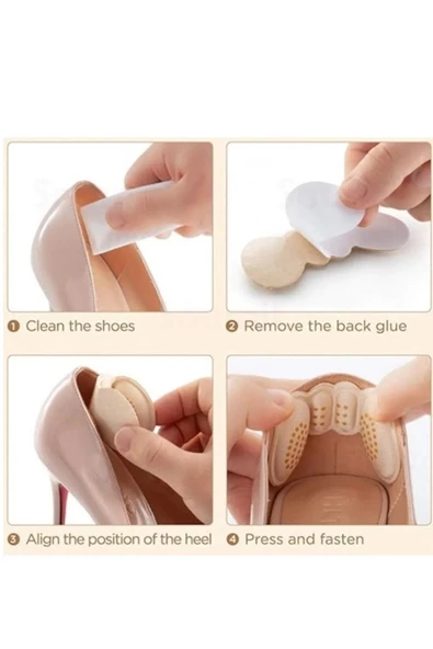 Ayakkabı Topuk Vurma Önleyici Ve Daraltma Pedi Ayakkabı Içi Koruyucu Aparat 1 Çift - 3