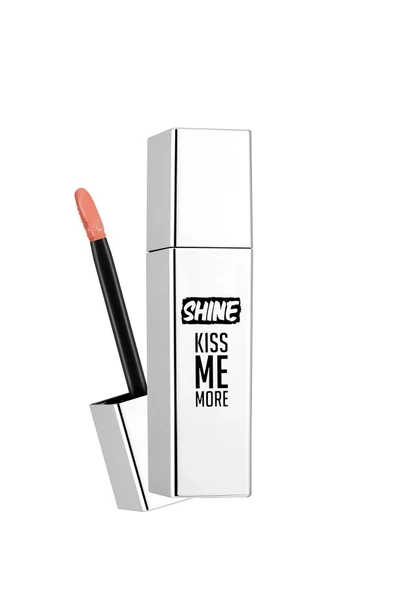 Shine Kiss Me More Uzun Süre Kalıcı & Parlak Bitişli Likit Ruj - 002 Marmalade - 2