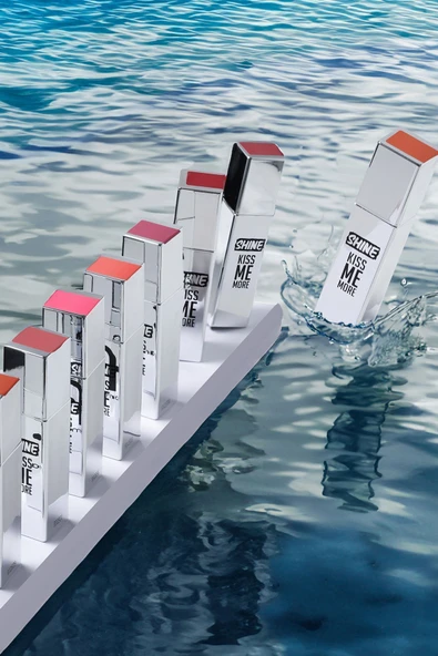 Kalıcı Parlak Likit Ruj (AÇIK GÜL KURUSU) - Shine Kiss Me More Lls - 005 Bare Beauty - 8682536083751 - Resim 6