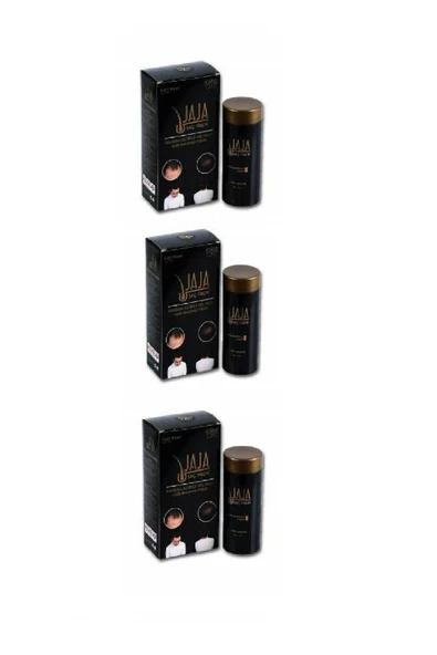 Saç Fiberi Toz Keratin Içeri Siyah 50 gr X 3 Adet - 3