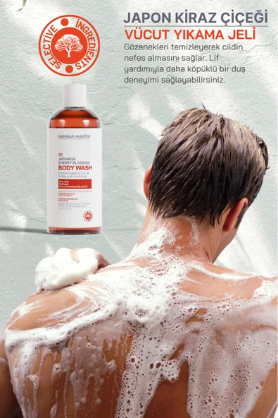 Nemlendirici Ve Besleyici Mistik Kokulu Japon Kiraz Çiçeği Duş Jeli Vücüt Temizleme - 4