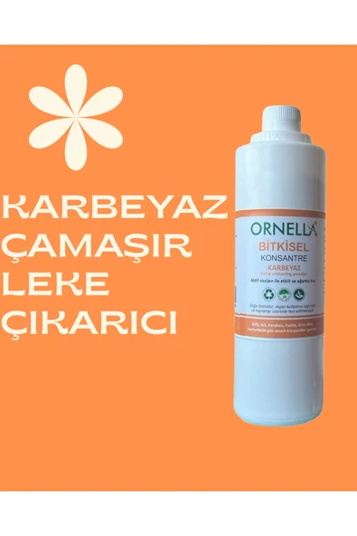 Vegan Sertifikalı Bitkisel Karbeyaz (DOĞAL LEKE ÇIKARICI VE ÇAMAŞIR SUYU TOZU) 750 ml - 1