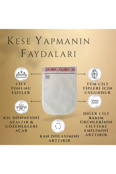 Doğal Kabak Lifi Yüz Ve Vücut Ayrıca Kelebek Kalın Kese Birlikte Muhteşem Üçlü - Resim 6