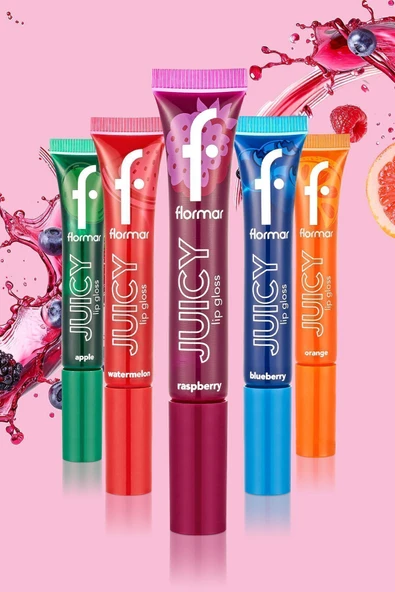 Meyve Aromalı Dudak Parlatıcısı (KARPUZ) - Juicy Lip Gloss - 005 Watermelon - 8682536087759 - Resim 6