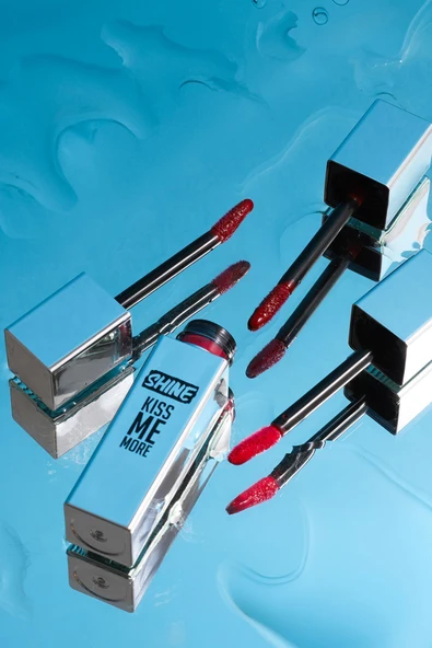 Kalıcı Parlak Likit Ruj (AÇIK GÜL KURUSU) - Shine Kiss Me More Lls - 005 Bare Beauty - 8682536083751 - Resim 5