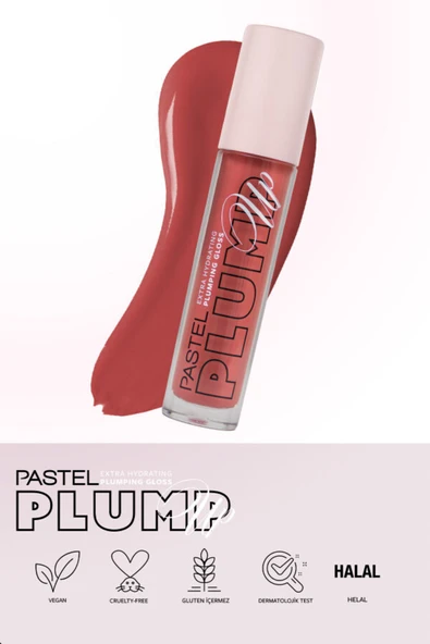 Plump Up Extra Hydrating Plumping Gloss - Dolgunlaştıran Dudak Parlatıcısı 210 Peach Coral - Resim 4