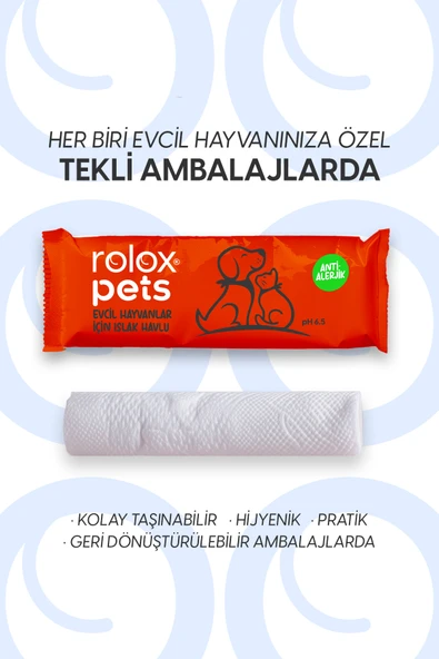 Pets - 50 paket - Evcil hayvanlar için Islak havlu - 4