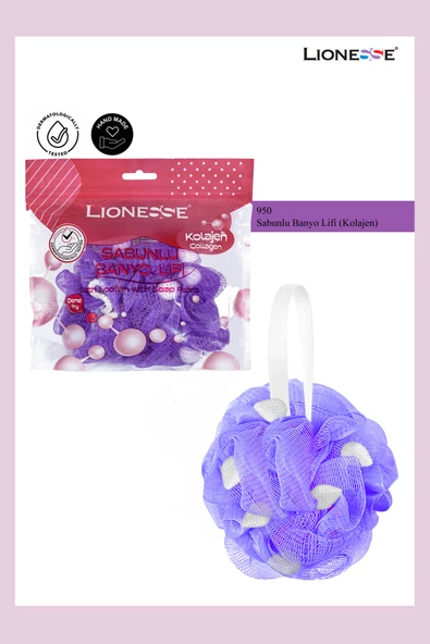 Sabunlu Banyo Lifi 950 - Kolajen Etkili , Bpa Free , Yumuşak Doku , Seyahat Boy