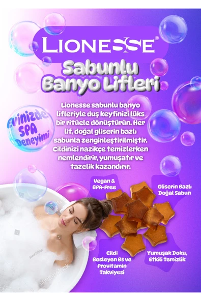 Sabunlu Banyo Lifi 952 - Çilek Kokulu , Seyahat Boy, Bpa Free , Yumuşak Doku - Resim 4