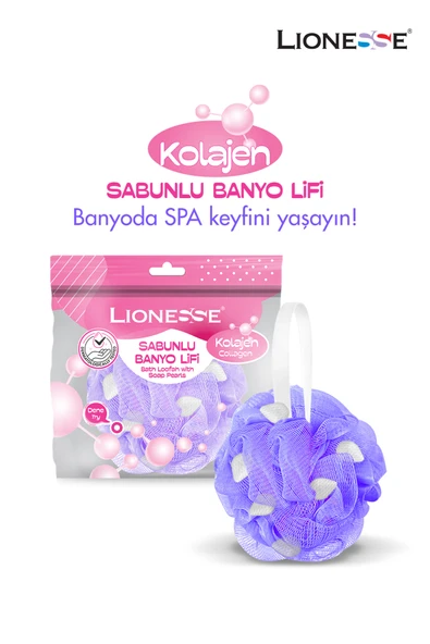 Sabunlu Banyo Lifi 950 - Kolajen Etkili , Bpa Free , Yumuşak Doku , Seyahat Boy - 6