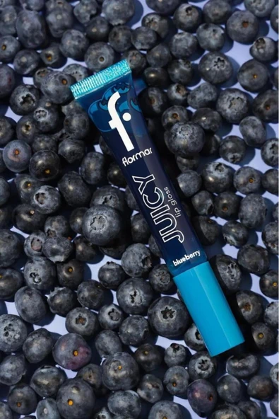 Juicy Doğal Renk Veren Meyve Aromalı Nemlendirici Dudak Parlatıcısı - 004 Blueberry - Resim 5