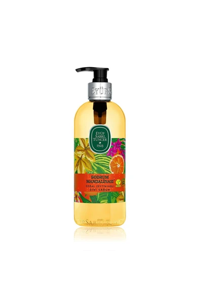 Bodrum Mandalinası Doğal Zeytinyağlı Sıvı Sabun 500 Ml - 1