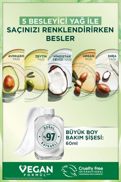 Nutrisse Yoğun Besleyici Kalıcı Krem Saç Boyası 4.3 Altın Kahve - 4