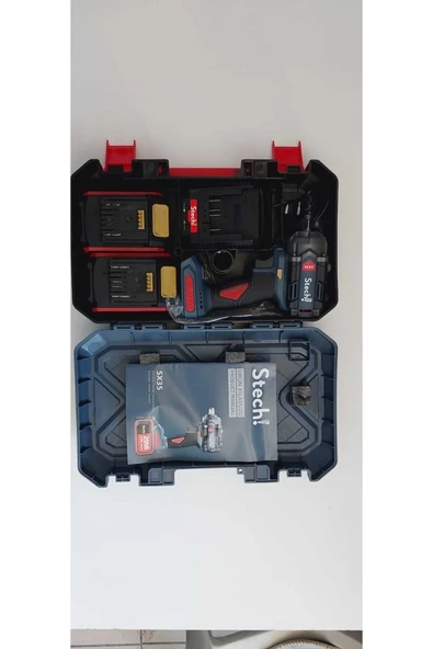 StechEnd SX35 2X4.0 AH STECH AKÜLÜ DARBELİ SOMUN SIKMA 20V - Resim 4