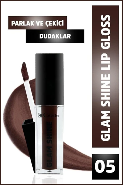 CECİLE GLAM SHINE LİP GLOSS 05 ürün görseli