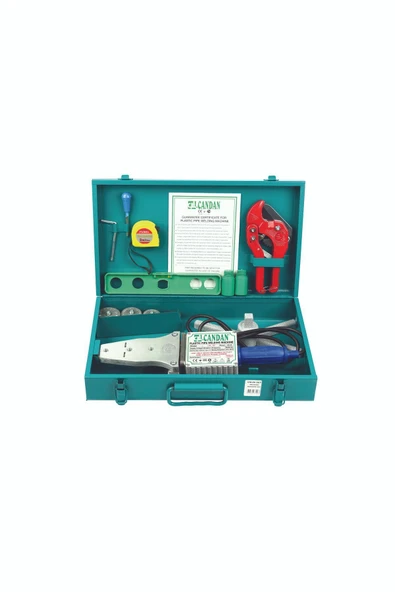 CANDAN MAKİNE Candan Profesyonel Pprc Plastik Boru Kaynak Makinesi Seti Cm-06-set ürün görseli