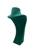 Süet Kumaş Elisia Manken Yeşil Renk 40/20 Cm Kolye Gerdanlık Takı Sergileme Mankeni - 3