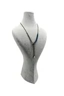Süet Kumaş Lidya Manken Gri Renk 42/20 Cm Kolye Gerdanlık Takı Sergileme Mankeni