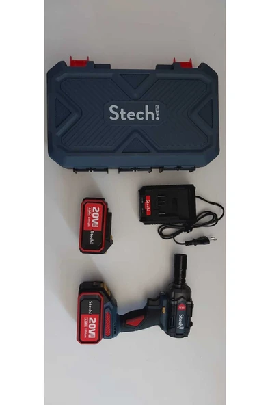 StechEnd SX35 2X4.0 AH STECH AKÜLÜ DARBELİ SOMUN SIKMA 20V - Resim 3