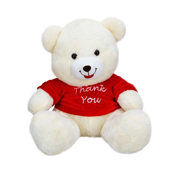 Nessiworld T-Shirtlü Oturan Peluş Ayı 60 cm - Resim 2