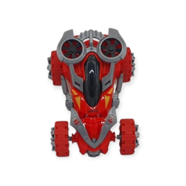 Sürtmeli Pervaneli Araba - 2023-1  - Kırmızı - Resim 4